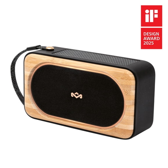 House of Marley Roots Solar Haut-Parleur Portable Bluetooth Étanche - Noir
