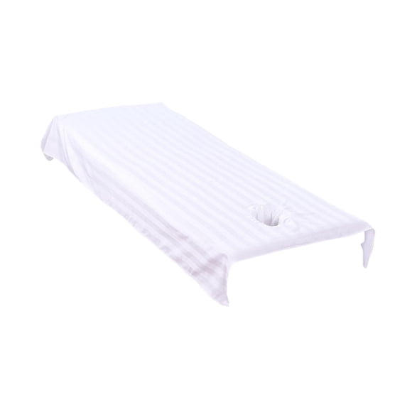 Esquirla Salon Sheet Comfortable Soft Portable Beauty Bed Cover for Beauty Home Hotel White