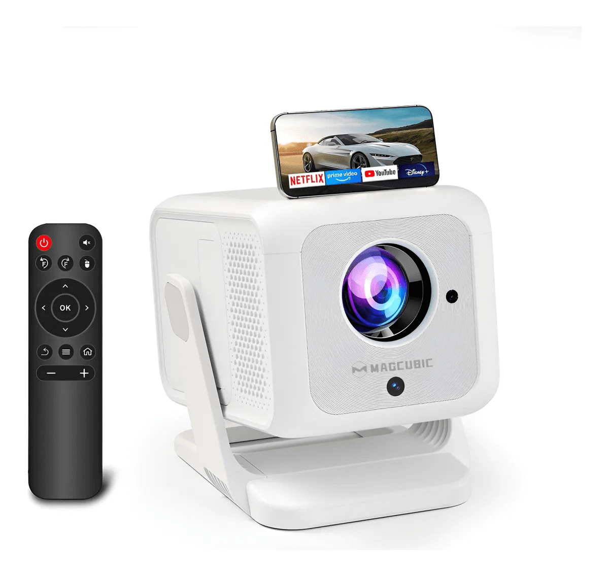 [Auto Focus] Magcubic 8K Full HD 1080P Native Mini Projector With WiFi ...