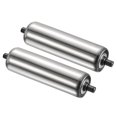 thumbnail image 1 of Unique Bargains Transmetteur à Gravité en Acier Inoxydable 2'x8' à Rouleau, Extrémité Galvanisée, Lot de 2, 1 of 5