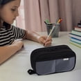 thumbnail image 3 of Todaioua Large Pencil Case High Capacity Holder Box Storage bag Desk Organizer Marker Pouch Pen For Teen Study Office College Adult, 3 of 4