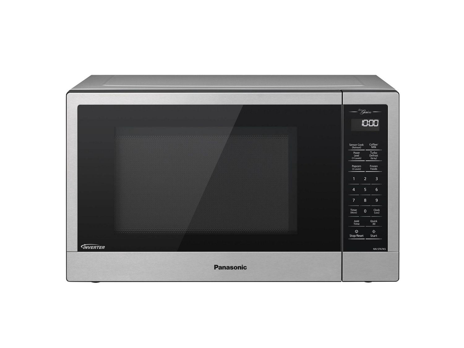 Panasonic NNST67KSC Midsize 1200W Microwave, Stainless Steel