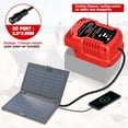 thumbnail image 3 of Solar Charger Adapter for Einhell 18V Battery,Portable,Outdoor Work,Camping, 3 of 7