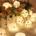thumbnail image 3 of TIMIFIS Halloween Lights Halloween Skull Lights LED String Lights Halloween Decoration Props Halloween Decorations - Fall, 3 of 7