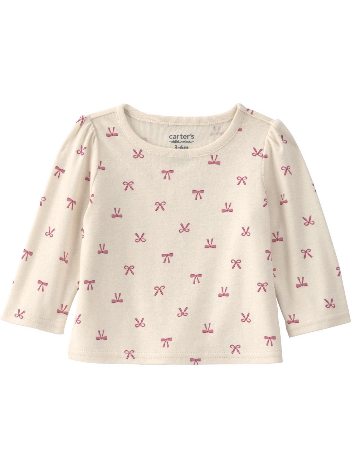 Carter's Child of Mine Baby Girl 2-Piece Heart Overall and Top Set