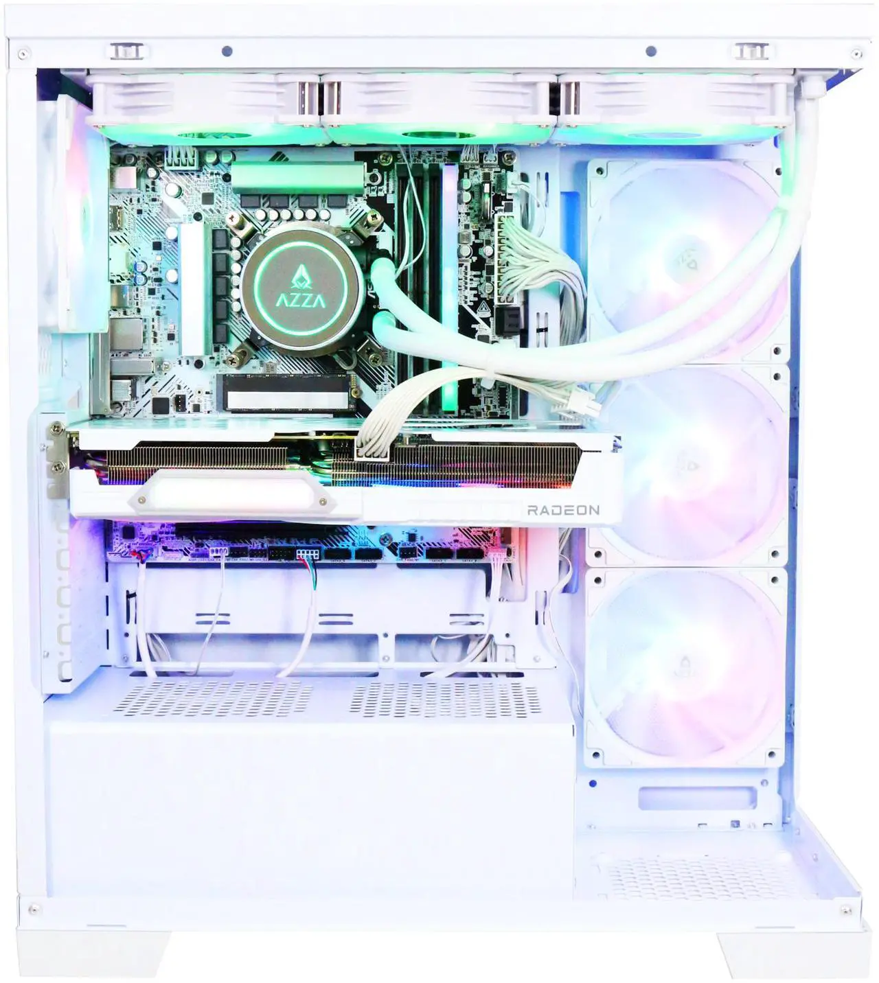 AZZA Gaming PC TABOR WHITE, Intel Ci5-14400, AMD RX9060XT 8GB