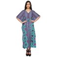 thumbnail image 1 of Moomaya Caftan pour Femmes Grande Taille Tenue d'Été Sortie de Plage Kimono Robe Caftan, 1 of 6