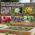 thumbnail image 4 of Outsunny 2 Pcs Garden Trellis for Climbing Plants, Outdoor Metal Trellis, 4 of 10