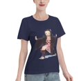thumbnail image 2 of T-Shirt Basique à Manches Courtes pour Femmes Demon Slayer Blade Nidouzi, 2 of 6