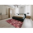 thumbnail image 4 of Ahgly Company Indoor Rectangle Abstract IndianRed Abstract Area Rugs, 2' x 5', 4 of 6