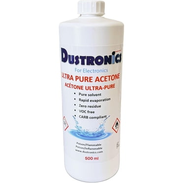 Dustronics Acétone Ultra Pure, 32 Oz - 1 LITRE