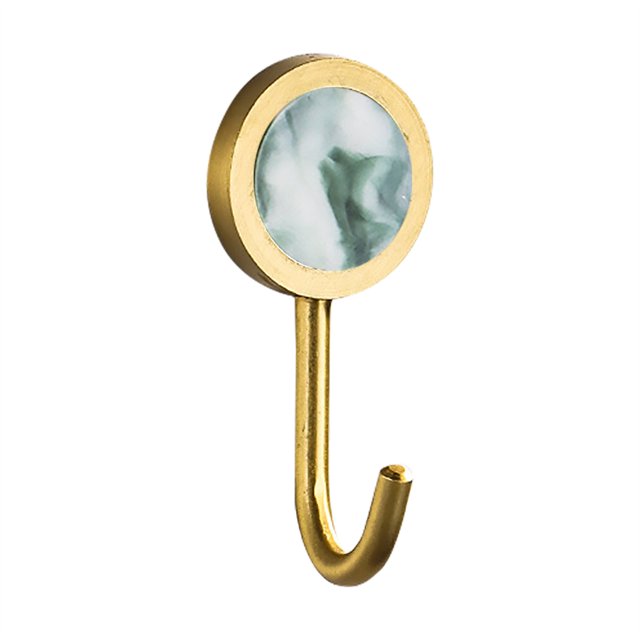 Clearance! beishanbush Coat Hook Wall Mounted Round Robe Hook Brushed Gold Towel Hook Heavy Duty Coat Rack for Bathroom Entryway Kitchen Living Room Non Hole Installation One Size Multi-Color