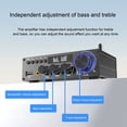 thumbnail image 4 of 2.1 Channel Stereo Amplifier, 30Wx2+60W Bluetooth 5.1 HiFi Digital Subwoofer Amplifier Receiver with Remote Control, Suitable for 4 to 16 Inch Passive Speakers, 4 of 7