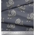 thumbnail image 3 of Soimoi Cotton Voile Fabric Peacock Block Fabric Prints by Yard 56 Inch Wide, 3 of 3
