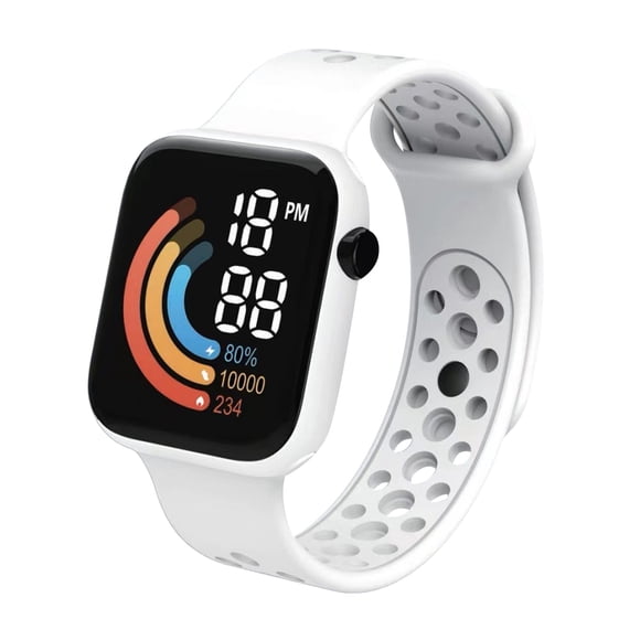 Hearth & Gear Student Children's Internet LED Electronic Watch Astronaut Square Electronic Watch Student Watch Function And Looking Student Watch A Cool Boys Watch Girls Ages 8-12 Gizmo Game Teenager