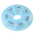 thumbnail image 1 of Wzzjkit Travel Pill Organizer 7-Sided Portable Box Planner Small Case (Seven Day Weekly Container) Medication Boxes Organizer Pillbox Dispenser Organizer Pill Box, 1 of 2
