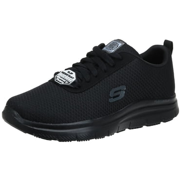 Skechers for Work Chaussure de Travail pour Homme Flex Advantage Bendon Wide, Noir, 12 W US