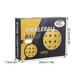 thumbnail image 3 of Wweixi 12 Pcs Balles de Pickleball Durables avec Trous pour Compétition Extérieure Balles de Pickleball d'Extérieur Balles Blanches, 3 of 6