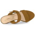 thumbnail image 4 of BLISSFUL STEP Women's Buckle Stiletto Heels Slide Sandals, 4 of 6