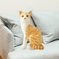 thumbnail image 1 of Cute Simulation Siamese Cats Comfortable Animal Plush Padding Lifelike Cat Plush StyleF, 1 of 9