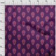 thumbnail image 2 of oneOone Organic Cotton Poplin Twill Fabric Floral Block Print Fabric By Yard 42 Inch Wide, 2 of 4