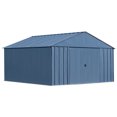 thumbnail image 1 of Arrow Classic 12 x 12 x 8 ft Blue Grey Steel Storage Shed, 1 of 7