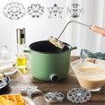 thumbnail image 5 of 6Pcs Rosette Iron Set Bunuelos Mold with Handle Cooking Stamp Maker Kit Cookie Cutters Aluminum Alloy Waffle, 5 of 5