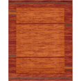 thumbnail image 1 of Unique Loom Tapis d'Automne Rustique 8' x 10' Rectangulaire en Terre Cuite / Burgundy, 1 of 2