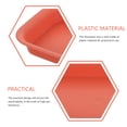 thumbnail image 4 of Miangastore 4Pcs Rectangular Plant Saucers Plastic Plant Saucers Planter Drip Tray Flower Pot Saucers, 4 of 8