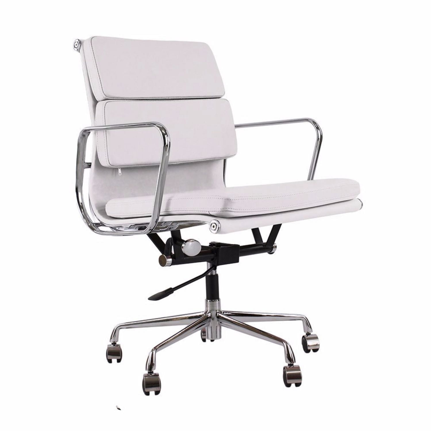 Nicer Furniture Low Back with Genuine Leather Soft Pad Office Executive Chair