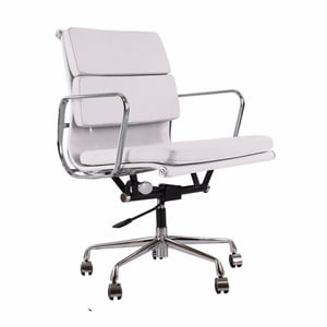 Nicer Furniture Bas dos avec véritable cuir Soft Pad Bureau président exécutif