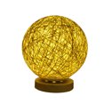 thumbnail image 2 of Agiferg 3D USB Charging LED Rattan Moon Night Light Moonlight Table Desk Moon Lamp, 2 of 3