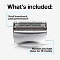 thumbnail image 4 of Braun Series 7 70S Electric Shaver Head Replacement Cassette – Silver, 4 of 8