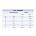 thumbnail image 4 of thinsony Female Silver Ring Portable Zircon Rhinestone Rings Girlfriends Bridal Ornaments Jewellery Accessory Wedding Engagement Purple Size 11, 4 of 8