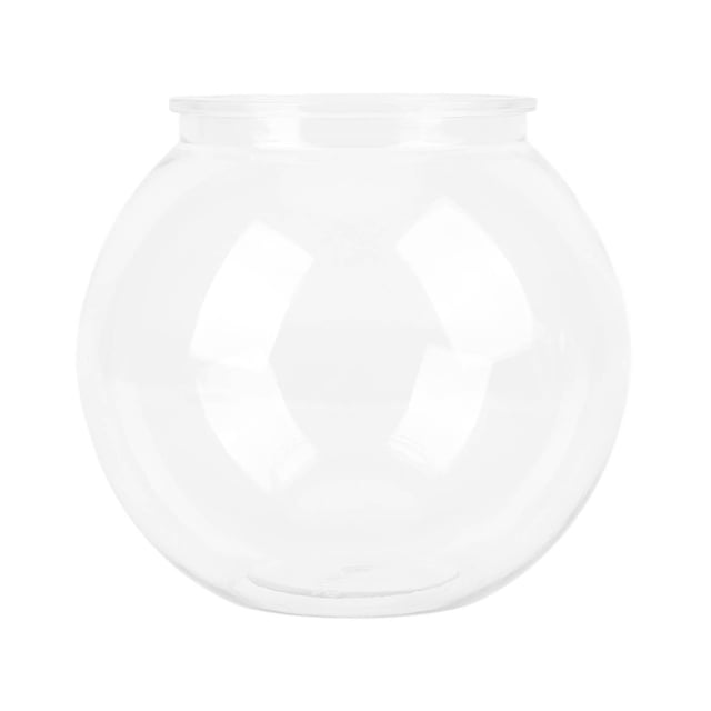Fish Bowls, Heavy Duty Plastic Small Round Fish Tank Break Proof Sturdy For Desk For Party Favors S