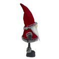 thumbnail image 3 of Northlight Standing Santa Gnome with Faux Fur Trim - 19.5" - Red and Gray, 3 of 5