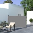 thumbnail image 2 of Outsunny 118" x 79" Retractable Side Awning Folding Privacy Screen Grey, 2 of 9