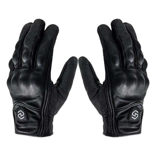 1 Pair Motorcycle Gloves Touch Screen Non-slip Texture Protective Shell Fastener Tape Windproof Unisex Ridding Gloves for Outdoor Sports