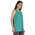 thumbnail image 2 of Inkmeso Débardeurs Sans Manches Unis pour Femmes à Encolure Dégagée T-shirt d'Été Décontracté, 2 of 8