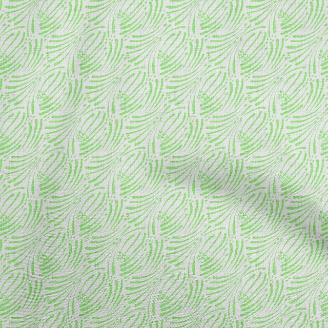 oneOone Velvet Green Fabric Abstract Craft Projects Decor Fabric Printed By The Yard 58 Inch Wide