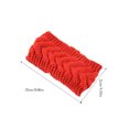 thumbnail image 2 of Bandeau d'Hiver pour Femmes Élasticité Tête Chaude Bandeau Chunky Oreilles Simple Style Accessoires pour Cheveux pour Femmes Rouge, 2 of 6