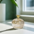 thumbnail image 3 of Elegant Glass Cleaning Container with Pomegranate Design for Home and Bathroom Use Storage Jar, 3 of 7