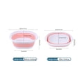 thumbnail image 2 of Feet Soaking Tub,Pool Foot Bath Portable Pool Foot Bath Plastic Foot Bath Tub for Camping Travel Foot Soaking Bath Basin for Pool Entry Ladder Foot Soaking Tub,Foot Tub for Soaking Feet, 2 of 5
