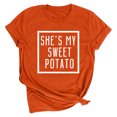 thumbnail image 2 of Meichang T-Shirts pour Femmes, Hauts de la Saint-Valentin, Imprimé Cœur d'Amour Doux, T-Shirts Mignons, Col Rond, Manches Courtes, T-Shirts de Vacances, Saint-Valentin, 2 of 4