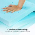thumbnail image 2 of BedsPick 2 Inch Memory Foam Mattress Topper Queen Size Soft Gel Memory Foam Mattress Pad, 2 of 2