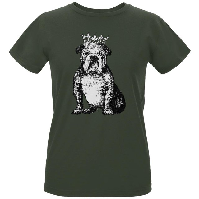 T-shirt Biologique pour Femmes British Bulldog Crown