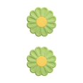 thumbnail image 3 of pitrice Placemat Heat Insulation Flower Pad Holder Kitchen Table Mat Anti-scalding Washable Reusable Drink Countertop Pink Green 2Set, 3 of 6