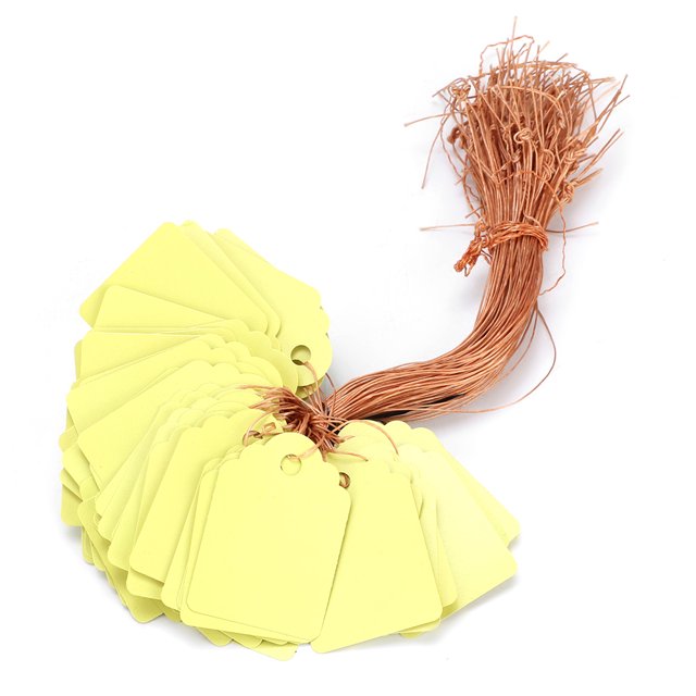 Khall Marqueur de Plante 300pcs Réutilisables Imperméable PVC Plante Étiquette Plantes de Jardin Étiquette Suspendue Marqueur de Fleur 3.6x2.5cm, Étiquette de Plante