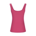 thumbnail image 4 of Timegard Womens Summer Tank Tops Knitted Ribbed Round Neck Sleeveless Shirts Casual Solid Color Trendy Top, 4 of 6