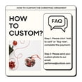 thumbnail image 2 of Custom Double-Sided Photo Christmas Ornaments, 3.9" Round Aluminum Personalized Keepsake Decoration, 2 of 7